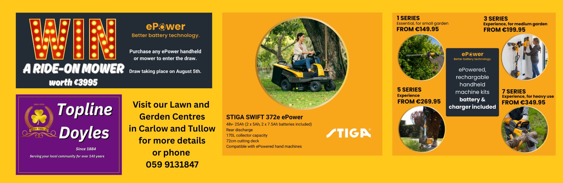 Stiga Garden Battery Tools Promotion